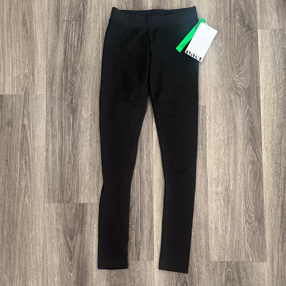 Pact Classic Black Leggings Size XS Womens Mid Rise Organic Cotton